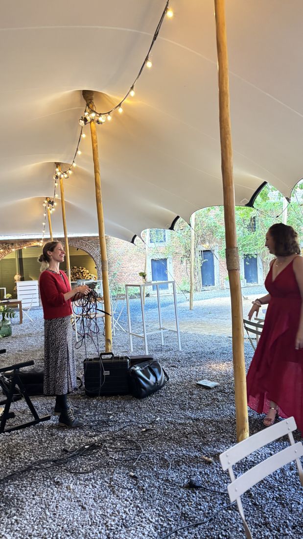 Installation pour une animation musicale